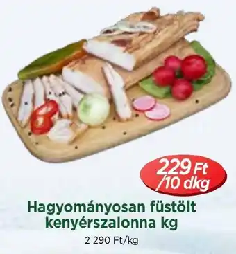 Real Hagyományosan füstölt kenyérszalonna 10dkg ajánlat