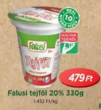 Real Falusi tejföl 20% 330g ajánlat