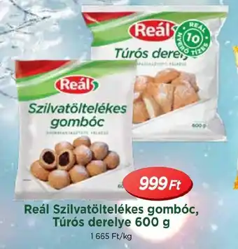 Reál Szilvatöltelékes gombóc, Túrós derelye 600 g