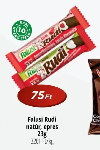 Real Falusi Rudi natúr, epres 23g ajánlat
