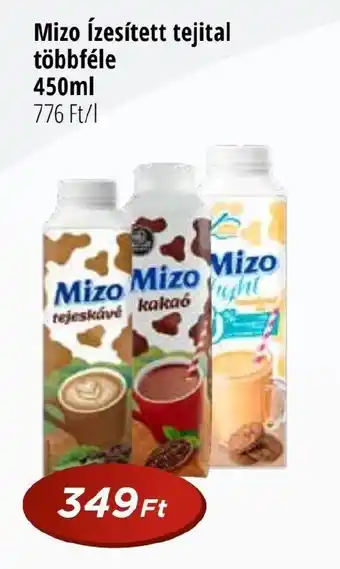 Real Mizo Ízesített tejital többféle 450ml ajánlat