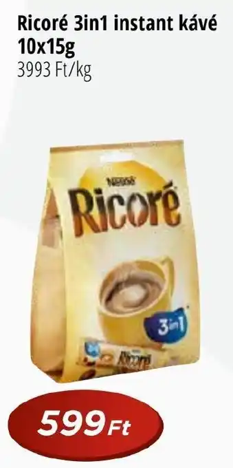 Real Ricoré 3in1 instant kávé 10x15g ajánlat