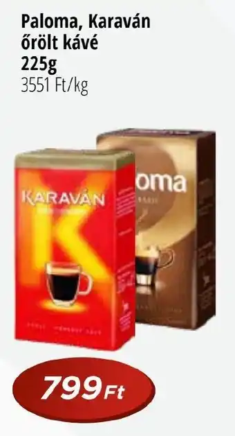 Real Paloma, Karaván őrölt kávé 225g ajánlat