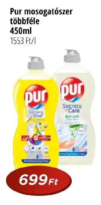 Real Pur mosogatószer többféle 450ml ajánlat