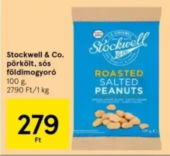 Tesco Stockwell & Co. pörkölt, sós földimogyoró 100 g ajánlat