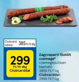 Tesco Zagyvaparti füstölt csemege 10dkg ajánlat