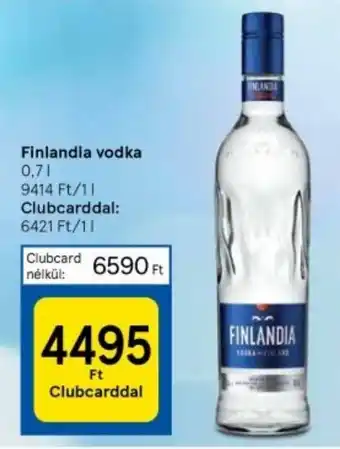 Tesco Finlandia vodka 0,7l ajánlat