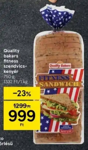 Quality bakers fitness szendvics-kenyér 750 g