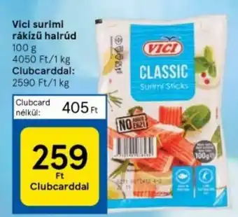Vici surimi rákízű halrúd 100 g