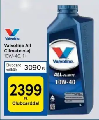 Tesco Valvoline All Climate olaj 10W-40, 1l ajánlat