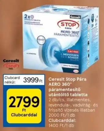 Ceresit Stop Pára RERO 360 páramentesítő utántöltő tabletta 2 db/cs