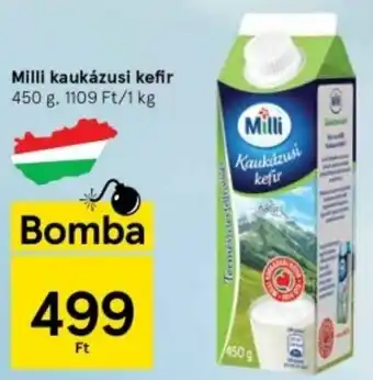 Tesco Milli kaukázusi kefir 450 g ajánlat