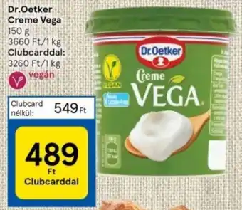 Tesco Dr.Oetker Creme Vega 150 g ajánlat