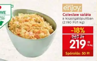Spar Coleslaw saláta 10dkg ajánlat