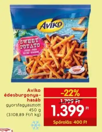 Spar Aviko édesburgonya- hasáb 450g ajánlat