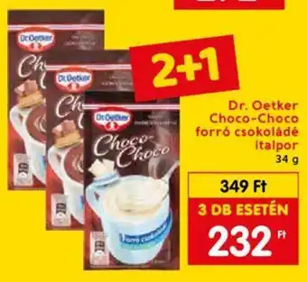 Spar Dr. Oetker Choco-Choco forró csokoládé italpor 34 g ajánlat