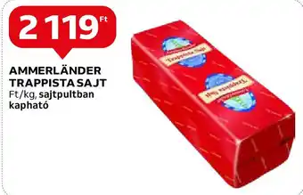 Auchan AMMERLÄNDER TRAPPISTA SAJT Ft/kg ajánlat