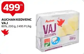 Auchan AUCHAN KEDVENC VAJ 80% 200g ajánlat