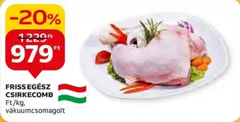 Auchan FRISS EGÉSZ CSIRKECOMB Ft/kg ajánlat