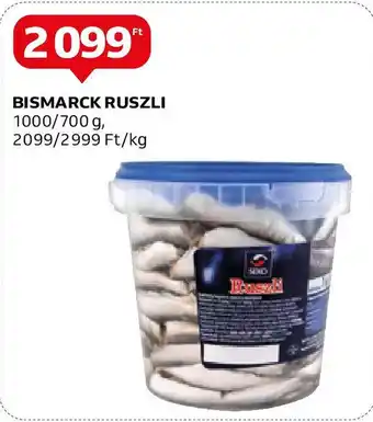 Auchan BISMARCK RUSZLI 1000/700 g ajánlat