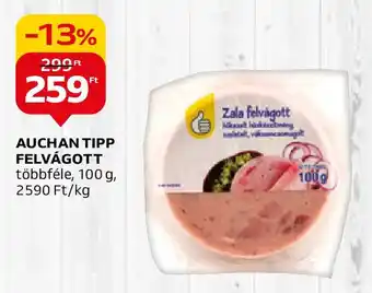 Auchan AUCHAN TIPP FELVÁGOTT 100 g ajánlat