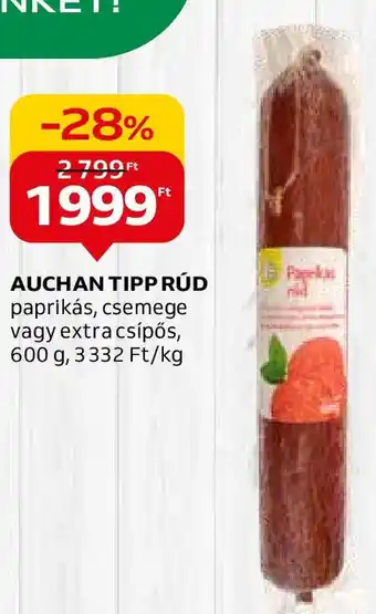 Auchan AUCHAN TIPP RÚD, 600 g ajánlat