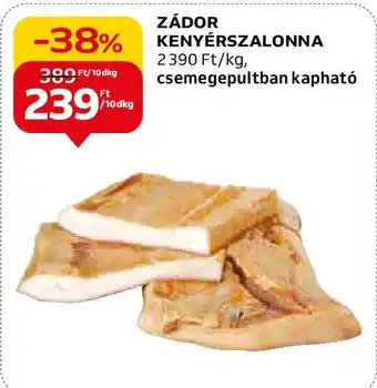 Auchan ZÁDOR KENYÉRSZALONNA 10dkg ajánlat