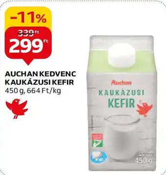Auchan AUCHAN KEDVENC KAUKÁZUSI KEFIR 450 g ajánlat