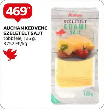 Auchan AUCHAN KEDVENC SZELETELT SAJT többféle, 125 g ajánlat