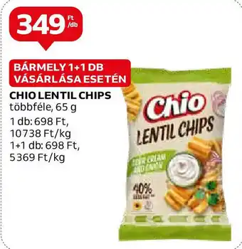 Auchan CHIO LENTIL CHIPS 65g ajánlat