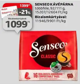 SENSEO KÁVÉPÁRNA 92/111 g