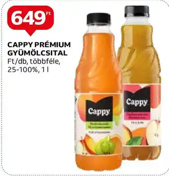 Auchan CAPPY PRÉMIUM GYÜMÖLCSITAL 1l ajánlat