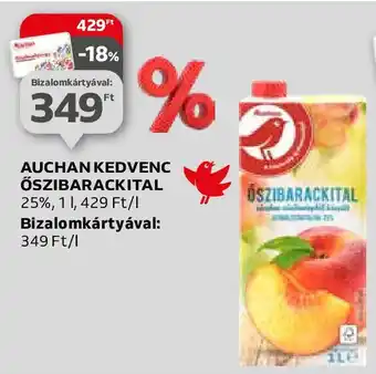 Auchan AUCHAN KEDVENC ŐSZIBARACKITAL 1l ajánlat