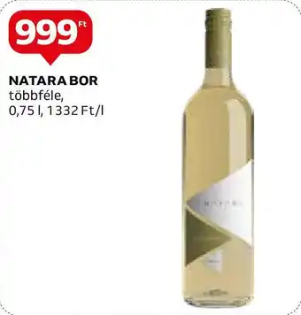 Auchan NATARA BOR többféle, 0,75l ajánlat