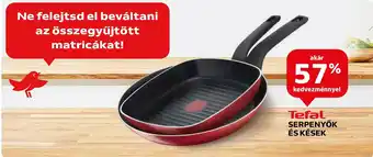 Auchan Tefal SERPENYŐK ÉS KÉSEK ajánlat