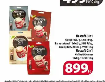 Coop Nescafé 3in1 10x17g ajánlat