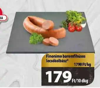 Finonimo baromfihúsos lecsókolbász 10dkg