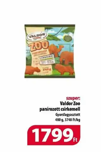 Valdor Zoo panírozott csirkemell 480 g