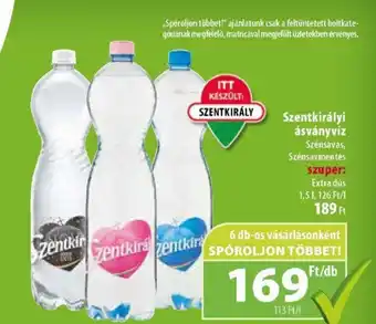 Coop Szentkirályi ásványvíz 1,5l ajánlat