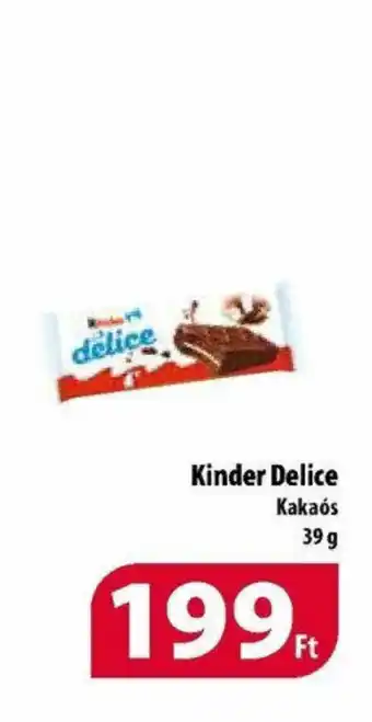 Coop Kinder Delice 39g ajánlat