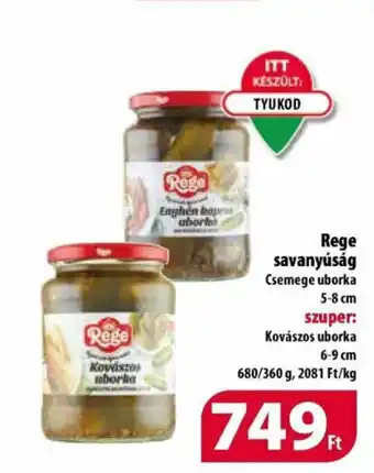 Coop Rege savanyúság 680g ajánlat