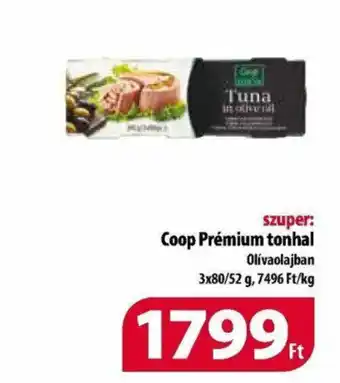 Coop Coop Prémium tonhal 3x80g ajánlat