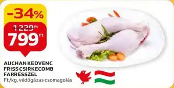Auchan AUCHAN KEDVENC FRISS CSIRKECOMB FARRÉSSZEL ajánlat