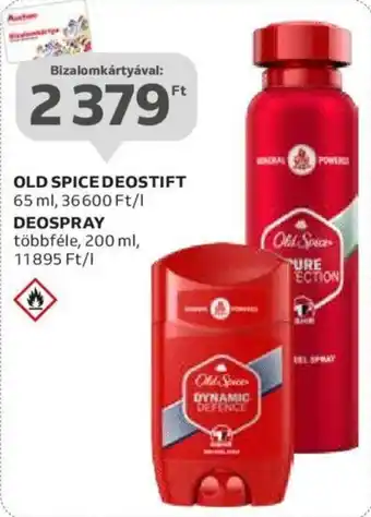 Auchan OLD SPICE DEOSTIFT 65 ml ajánlat
