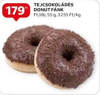 Auchan TEJCSOKOLÁDÉS DONUT FANK 55g ajánlat