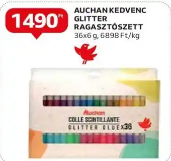 Auchan AUCHAN KEDVENC GLITTER RAGASZTÓSZETT 36x6 g ajánlat