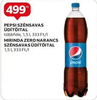 Auchan PEPSI SZÉNSAVAS ÜDÍTÖITAL 1,5l ajánlat