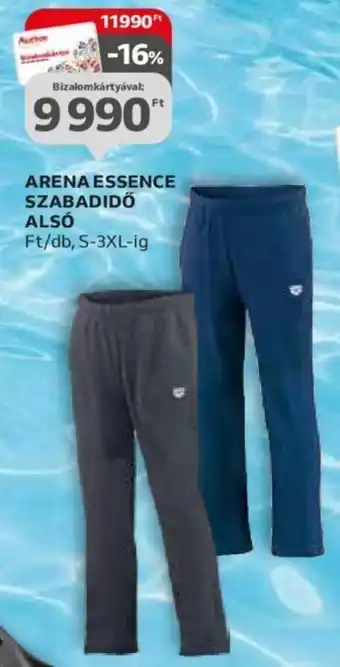 Auchan ARENA ESSENCE SZABADIDŐ ALSÓ Ft/db, S-3XL-ig ajánlat