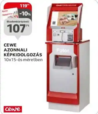 Auchan CEWE AZONNALI KÉPKIDOLGOZÁS ajánlat