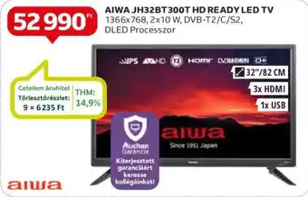 Auchan AIWA JH32BT 300T HD READY LED TV ajánlat